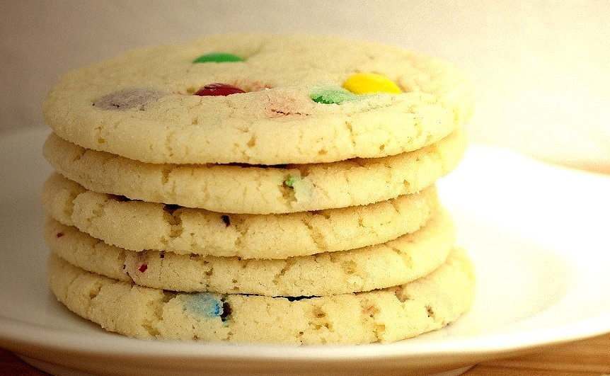 Chewy M&M Cookies (by fakeginger)