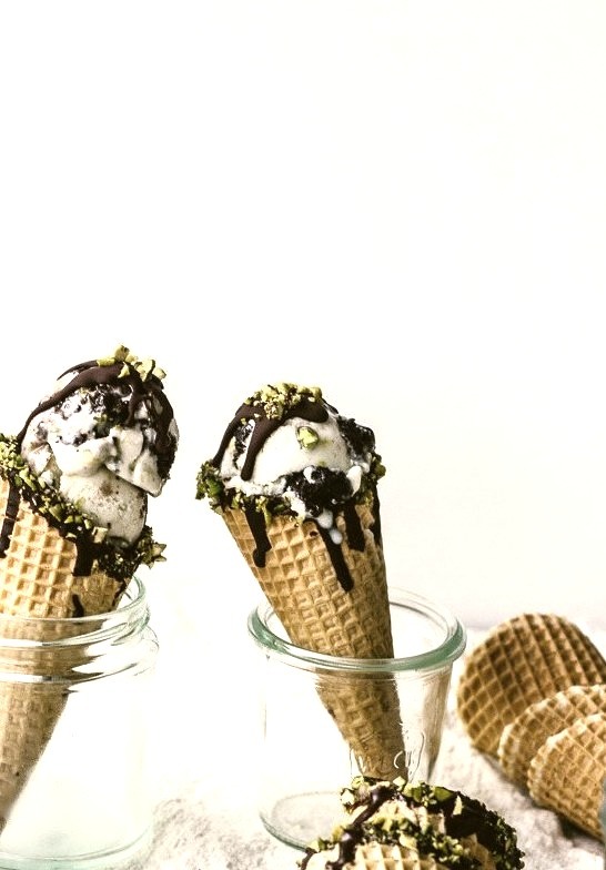 pistachio mint fudge brownie ice cream