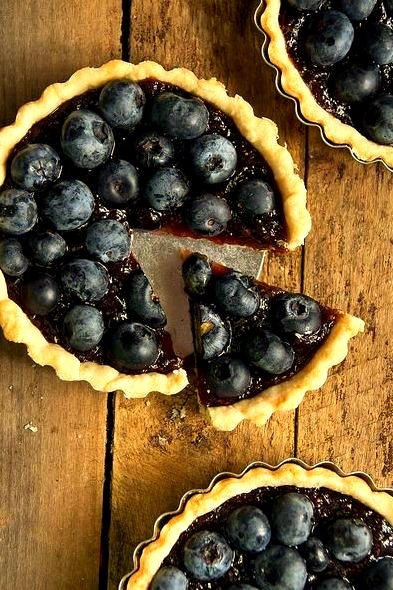 Fig And Blueberry Tarts