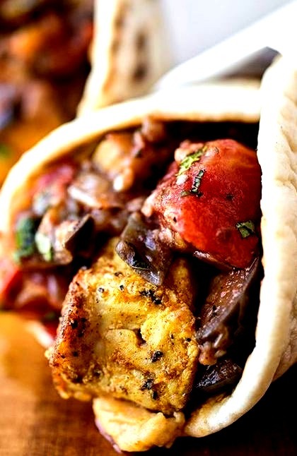 Spiced Moroccan Chicken Wrap